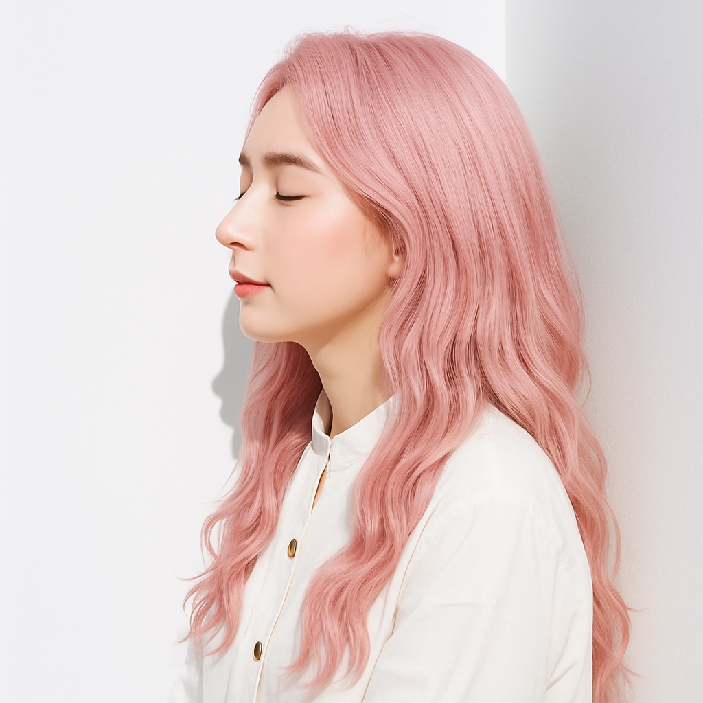 ホワイトピンク：ミルキーな透明感で肌映えハイトーン