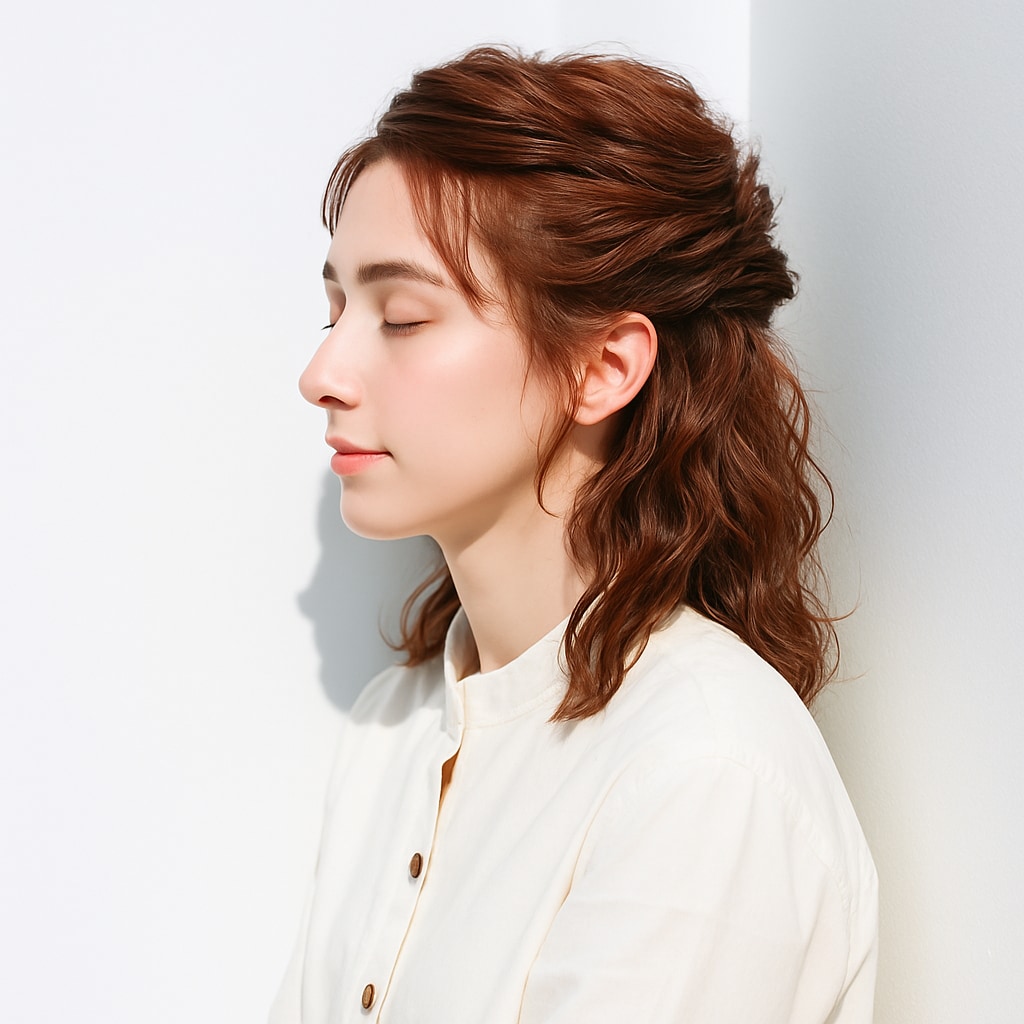 19. レッドブラウン：温もりとツヤで華やぐ大人カラー