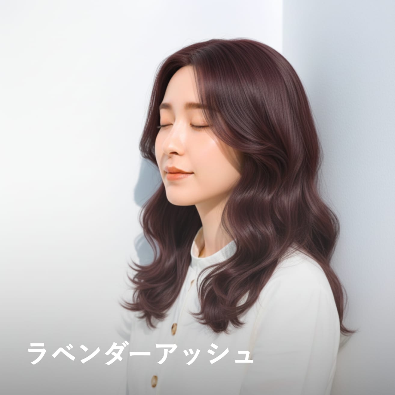 ブリーチなしカラー5. ラベンダーアッシュ