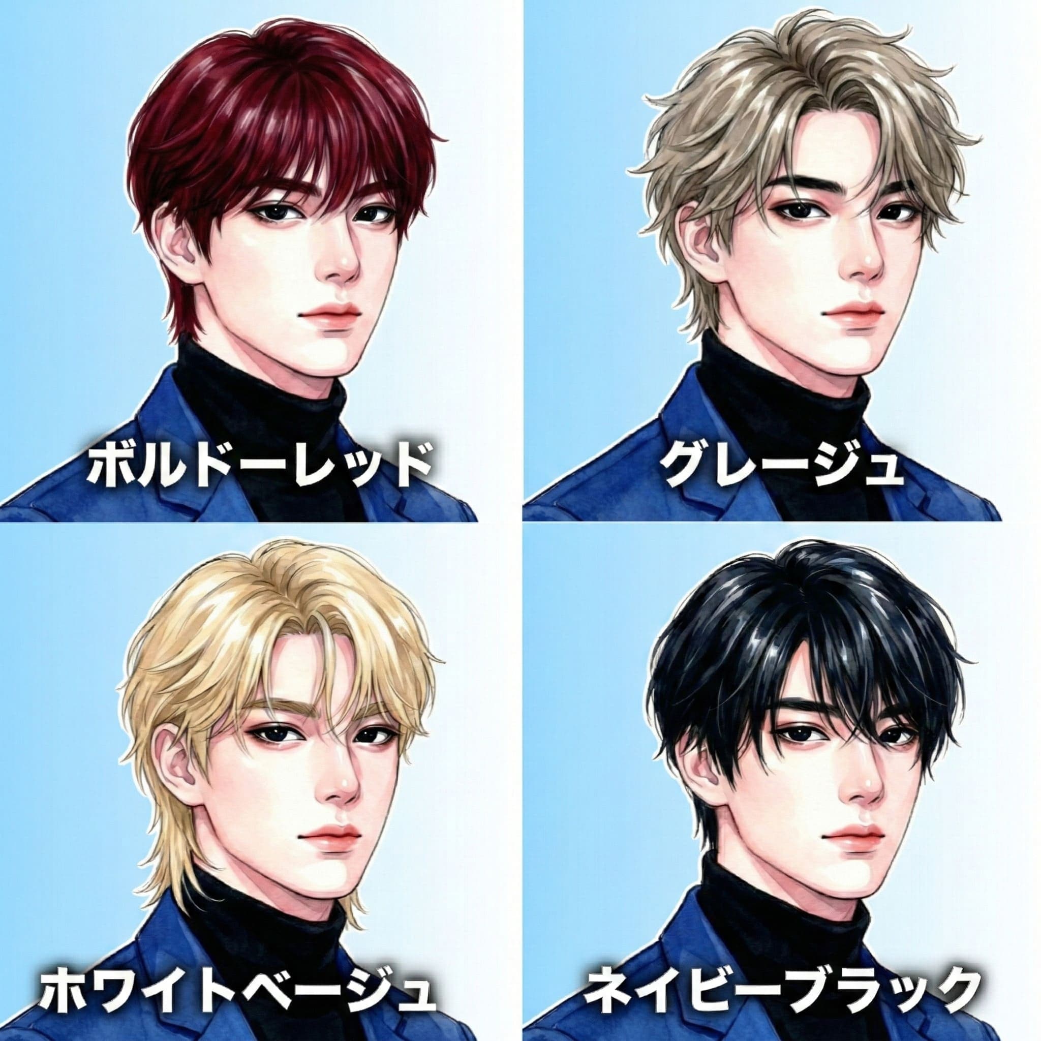  4. ブルベ冬に似合う髪色一覧