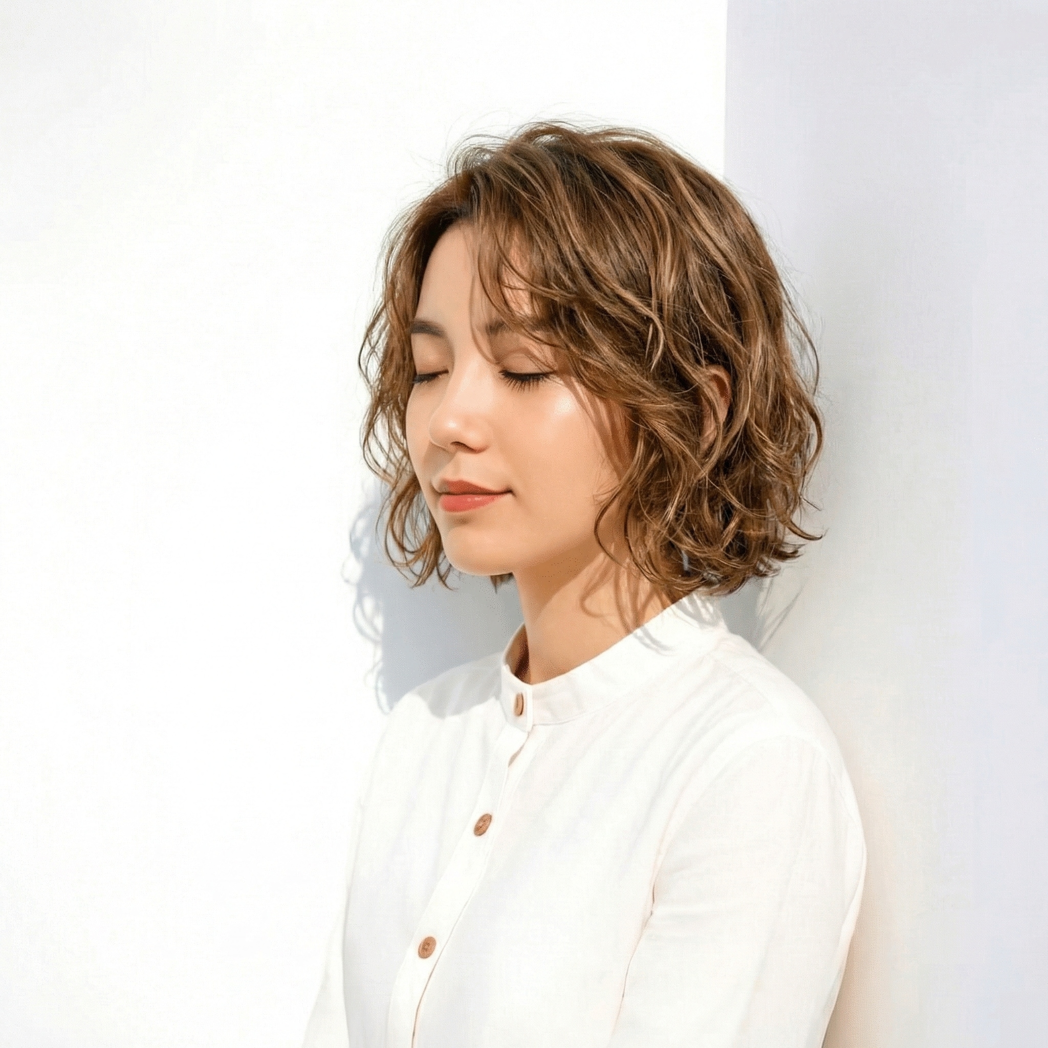 ハイライト×ボブ②：伸びても気になりにくくしたい人におすすめ