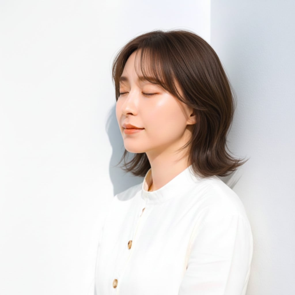 動きのある軽さと抜け感を兼ね備えたスタイル