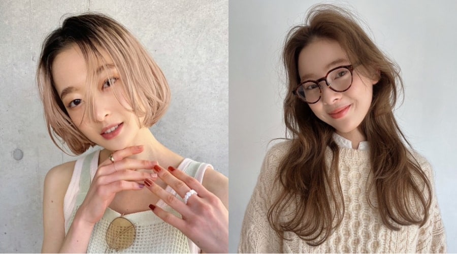 ミルクティーベージュのヘアカラー特集