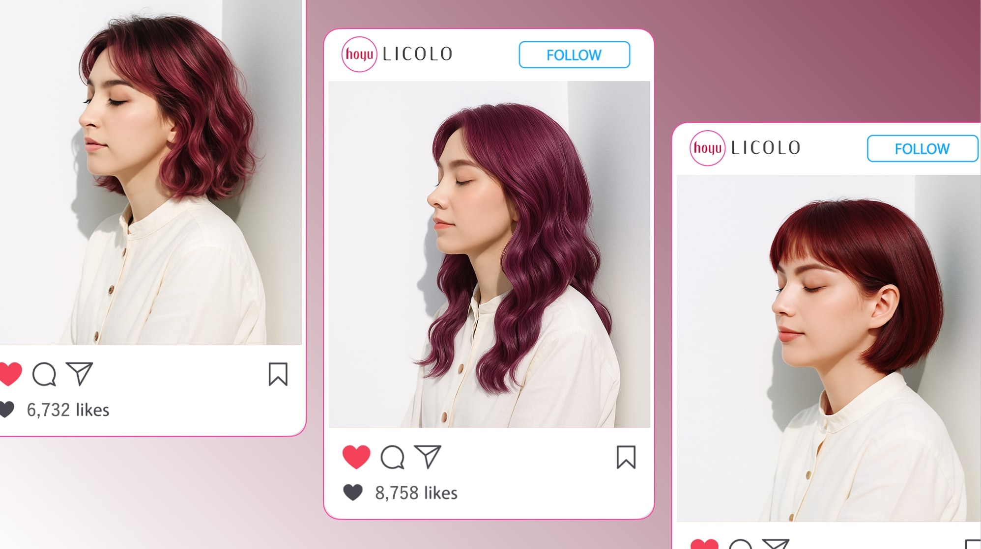 ローズピンクってどんな髪色？明るめ暗めのヘアカラー21選