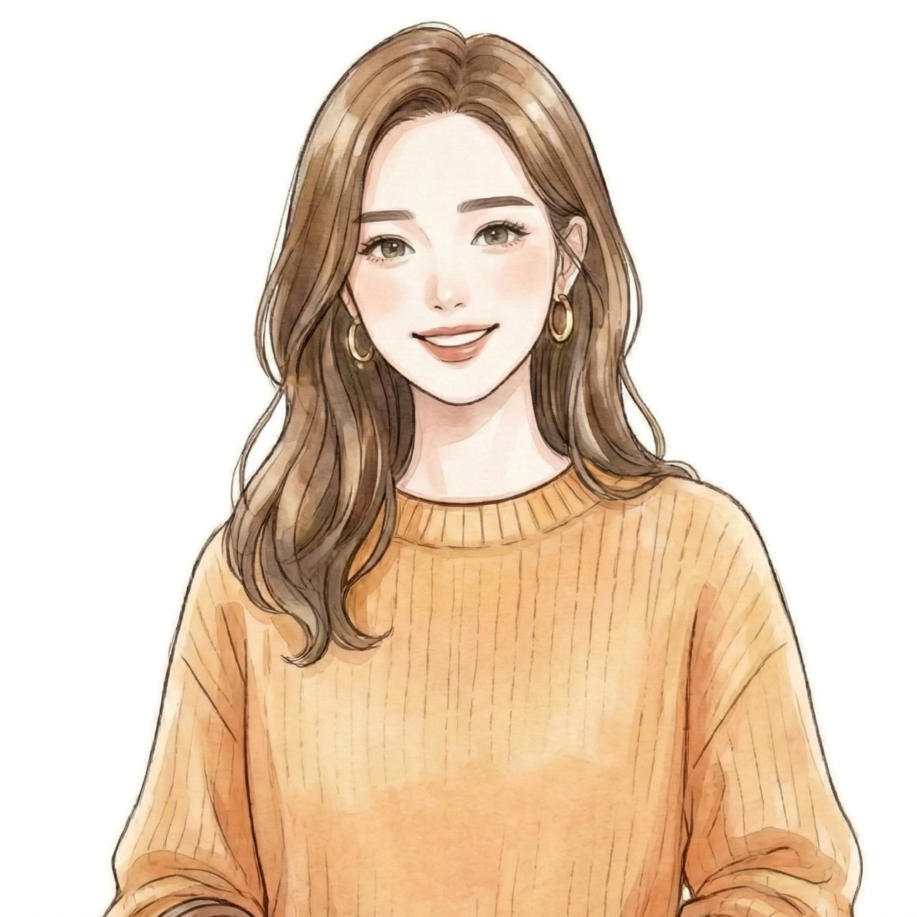 平行眉（オルチャン眉／一文字眉）