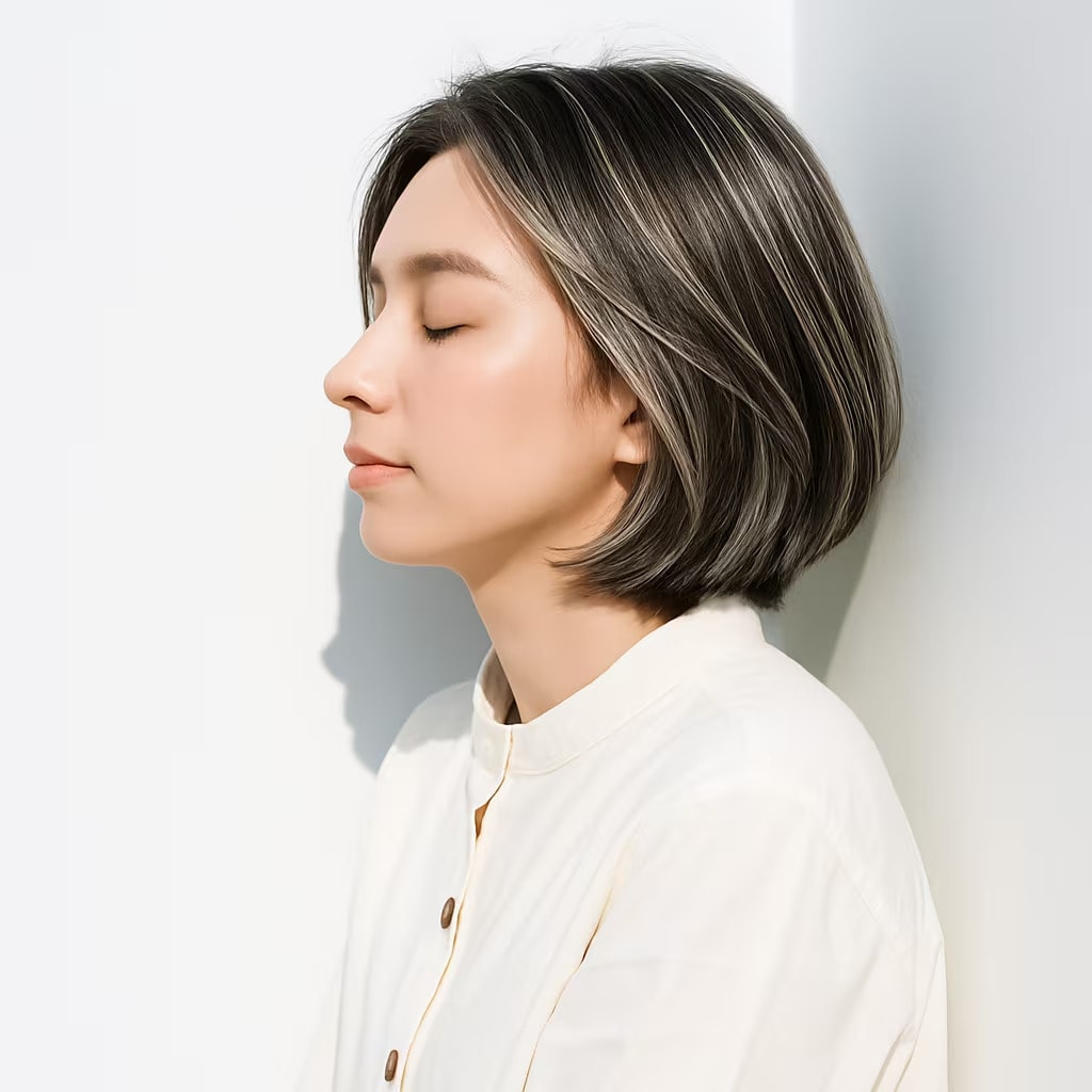 白髪が目立たないカラー