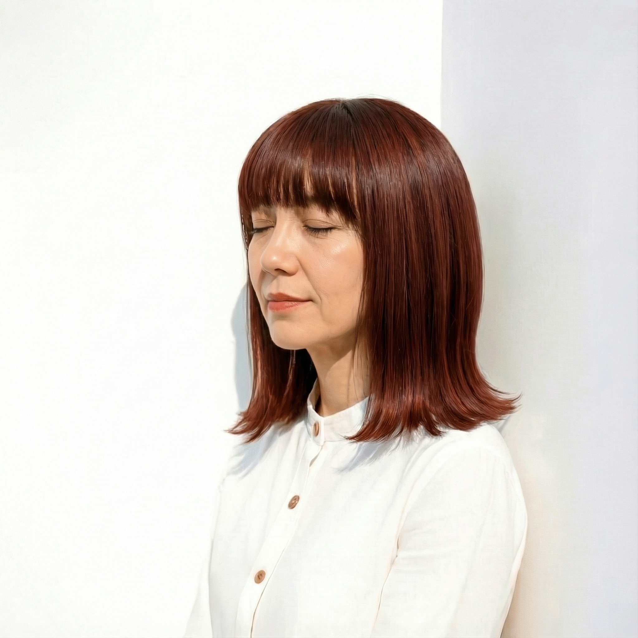 血色感がふんわり残るピンクベージュ