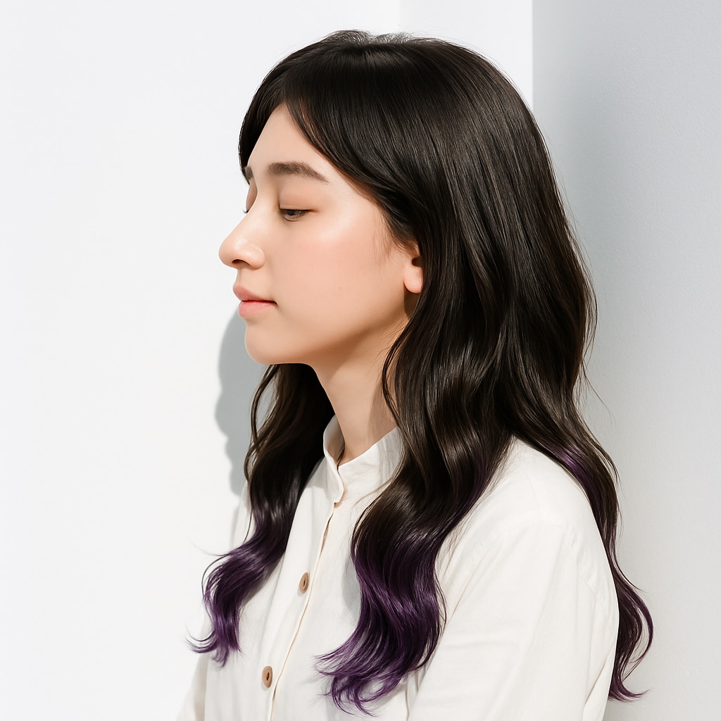 パープル系裾カラー2