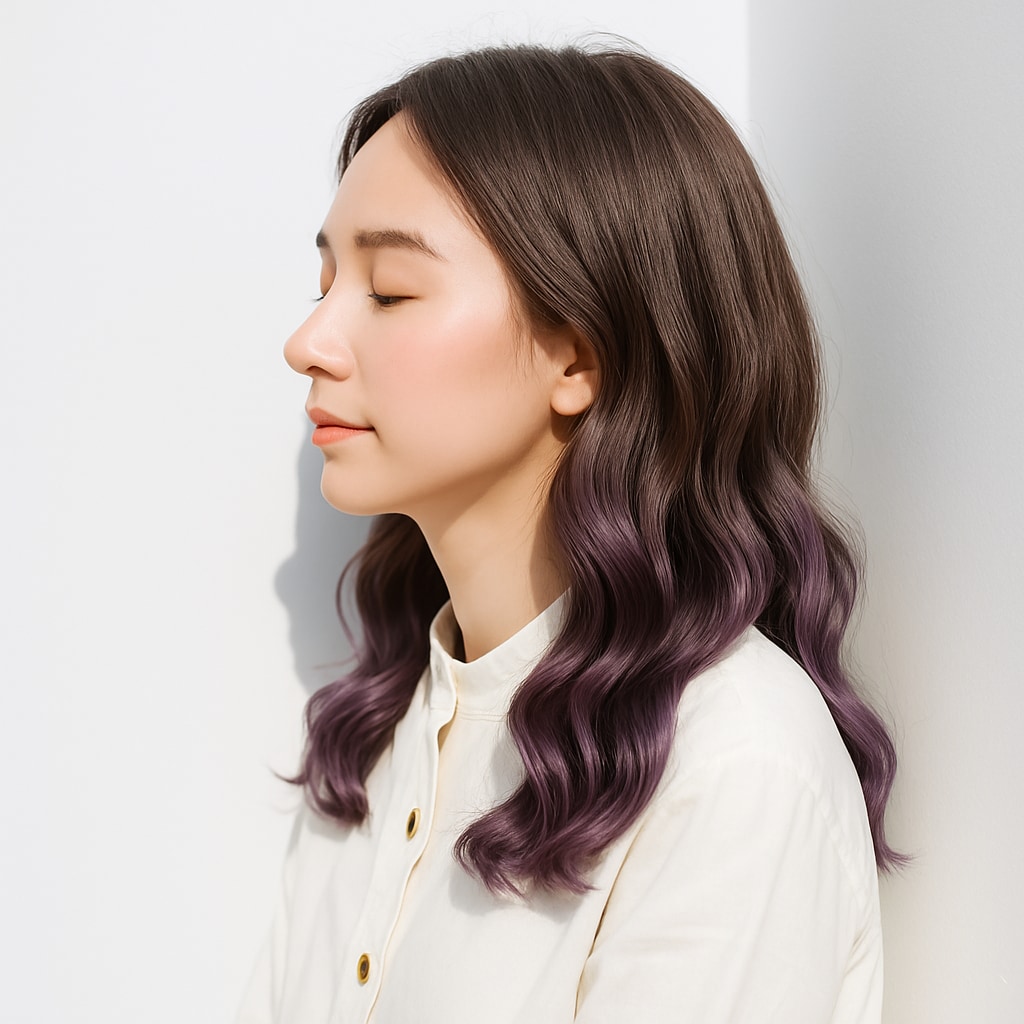 パープル系裾カラー3