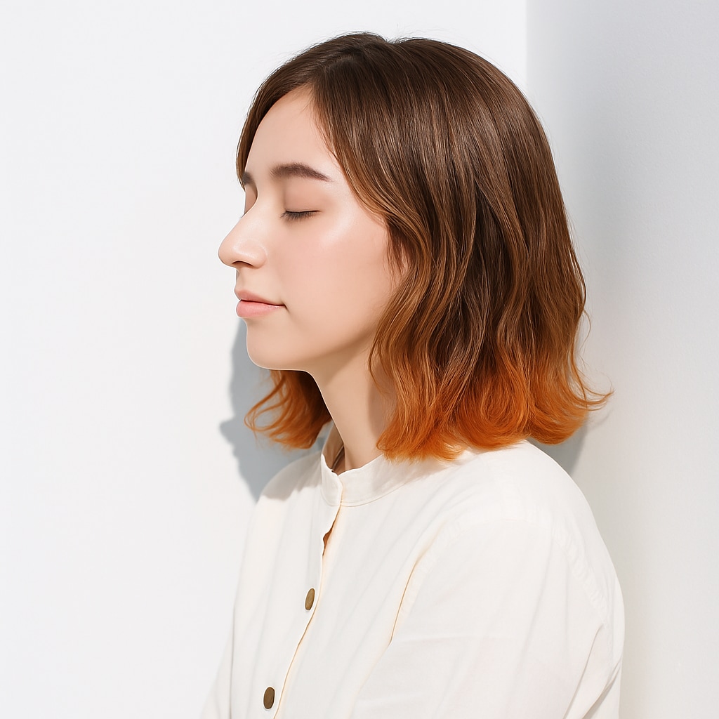 オレンジ系裾カラー1