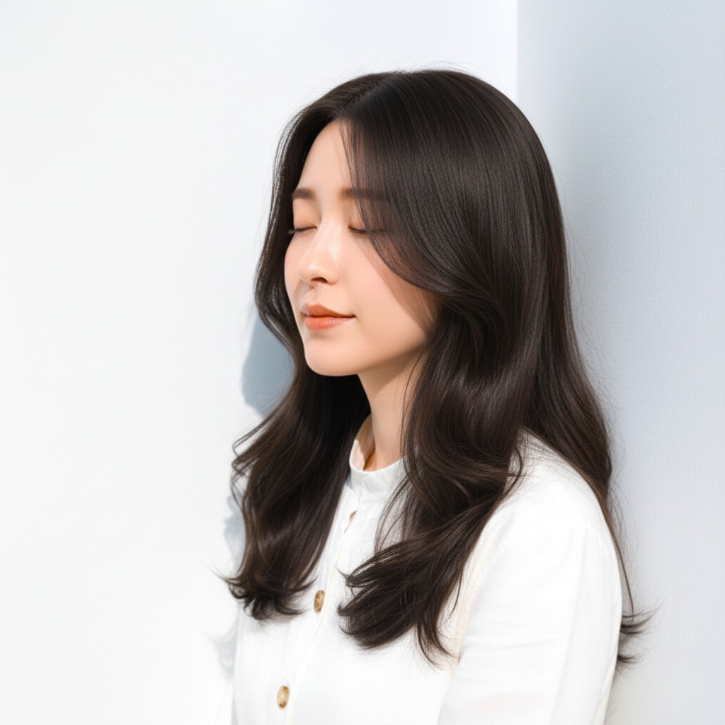 韓国風_くびれレイヤー_ロング