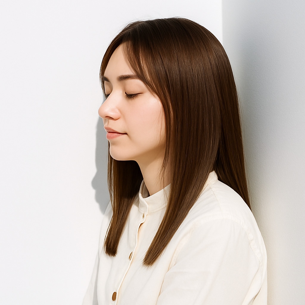 1. オレンジベージュ×上品：ふわりと上品さをキープする色み