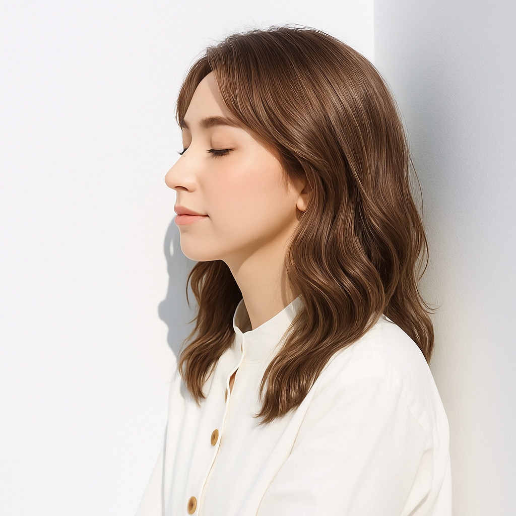 1. シアーベージュ×透け感：軽やかに揺れる髪で魅了して