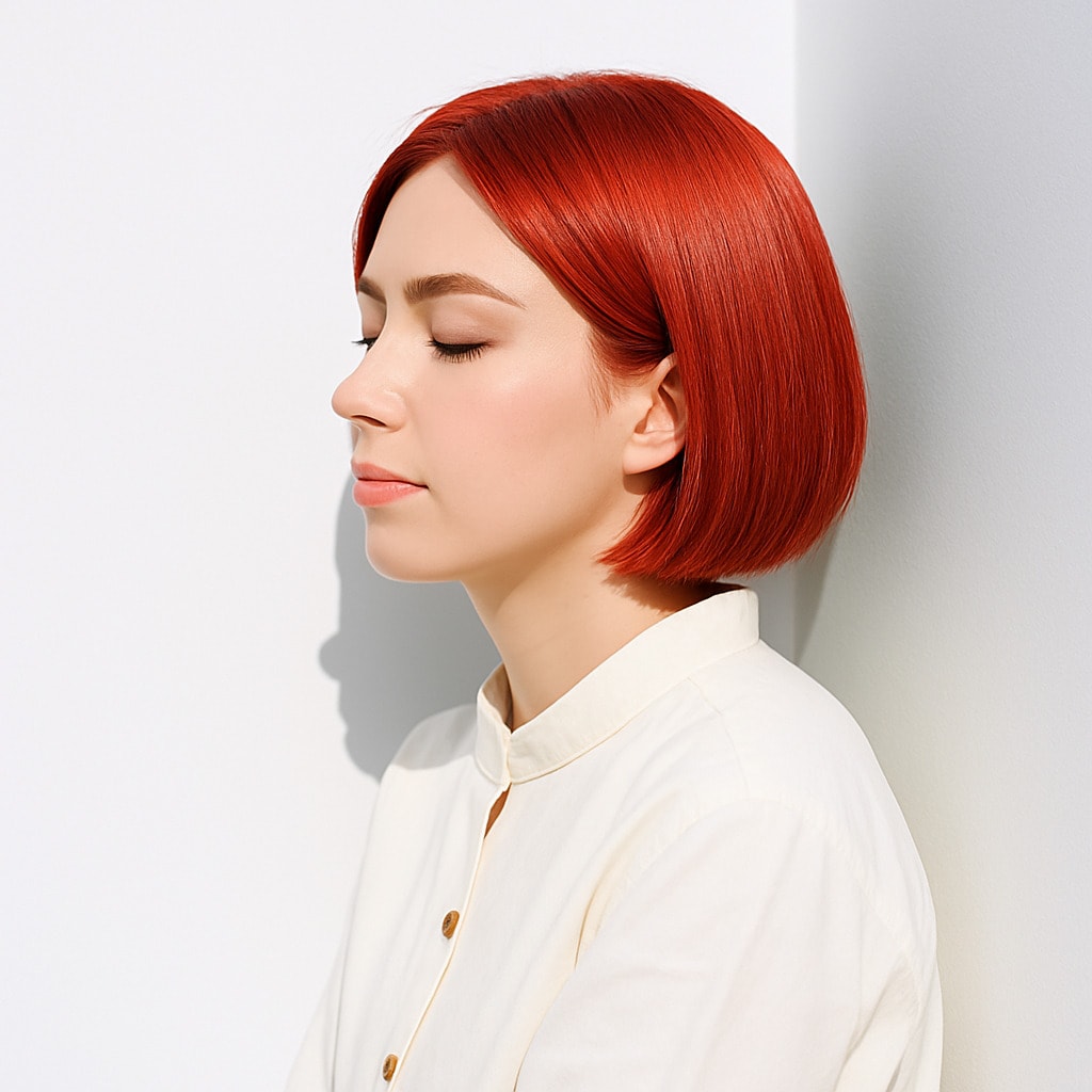 1. ピンクオレンジ×ビビッド：肌ツヤを引き立てる暖色の魅力