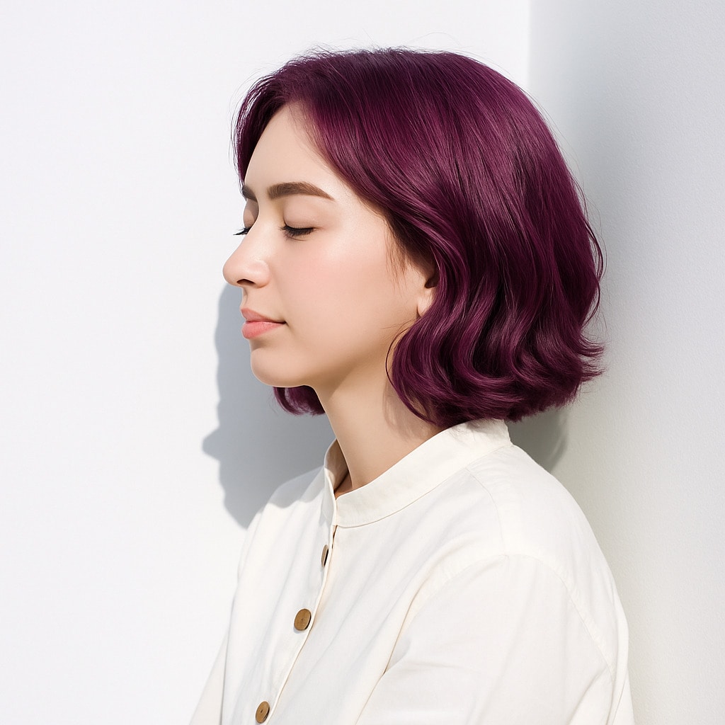 10. ピンクパープル×華やか：都会的なムードで魅力をプラス