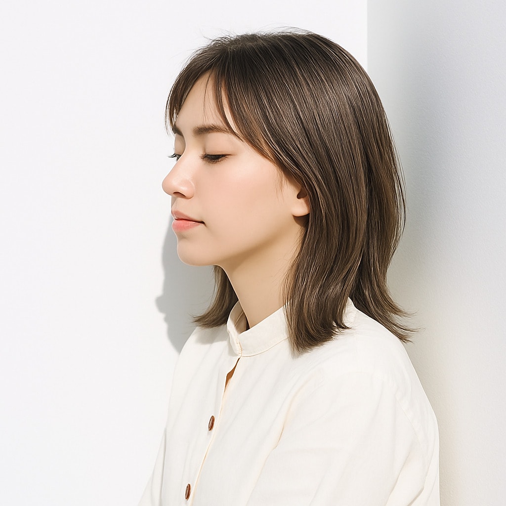 10. フォギーベージュ×上品：落ち着きと抜け感を楽しんで