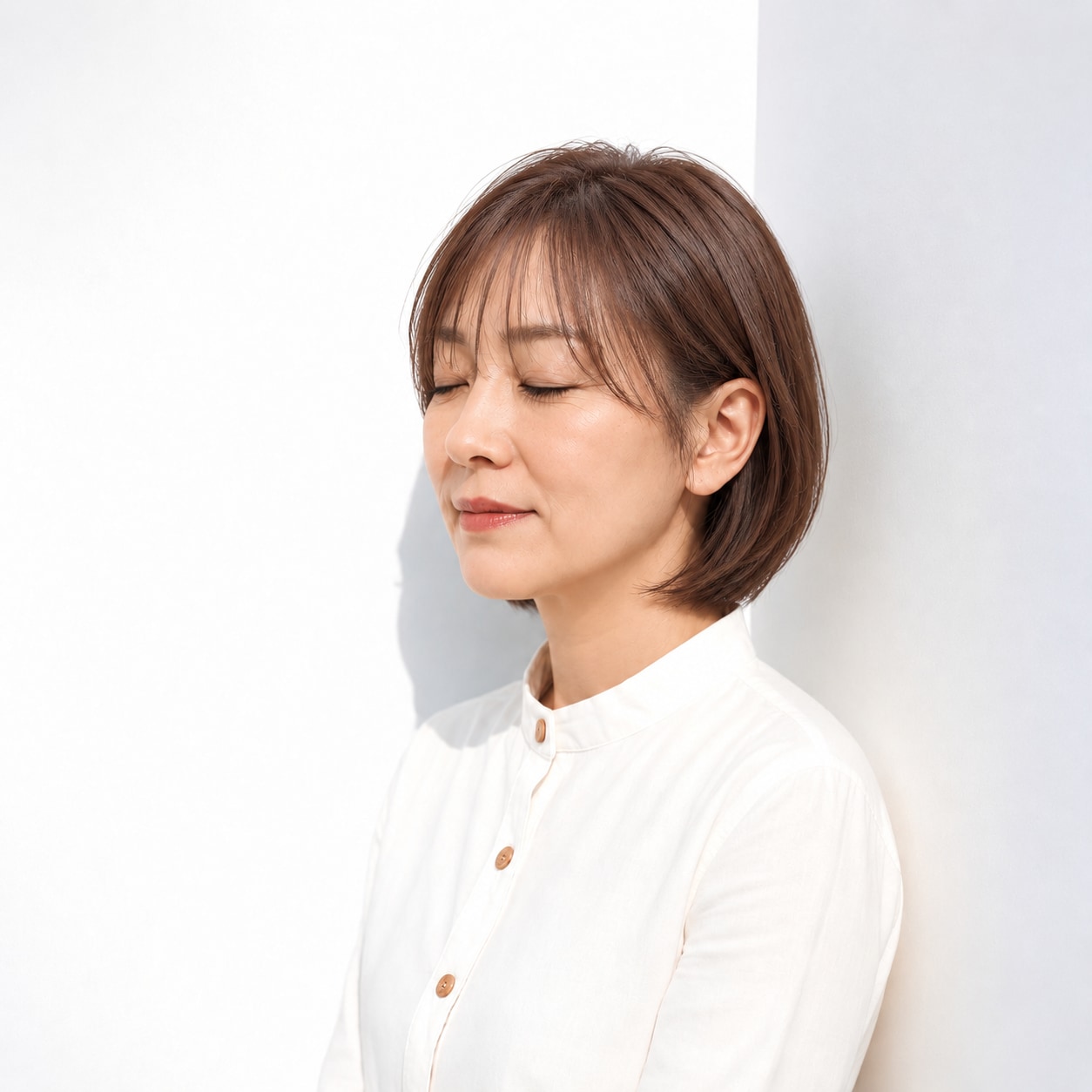 11. シースルーバング × 内巻きボブ：軽さと丸みを両立