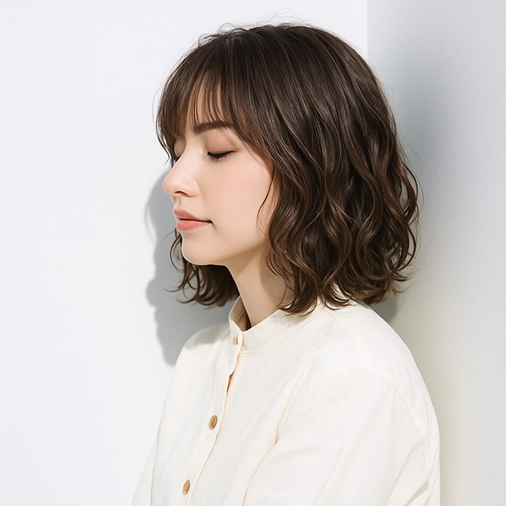 11. モカベージュ×ナチュラル：落ち着いた雰囲気で上品に