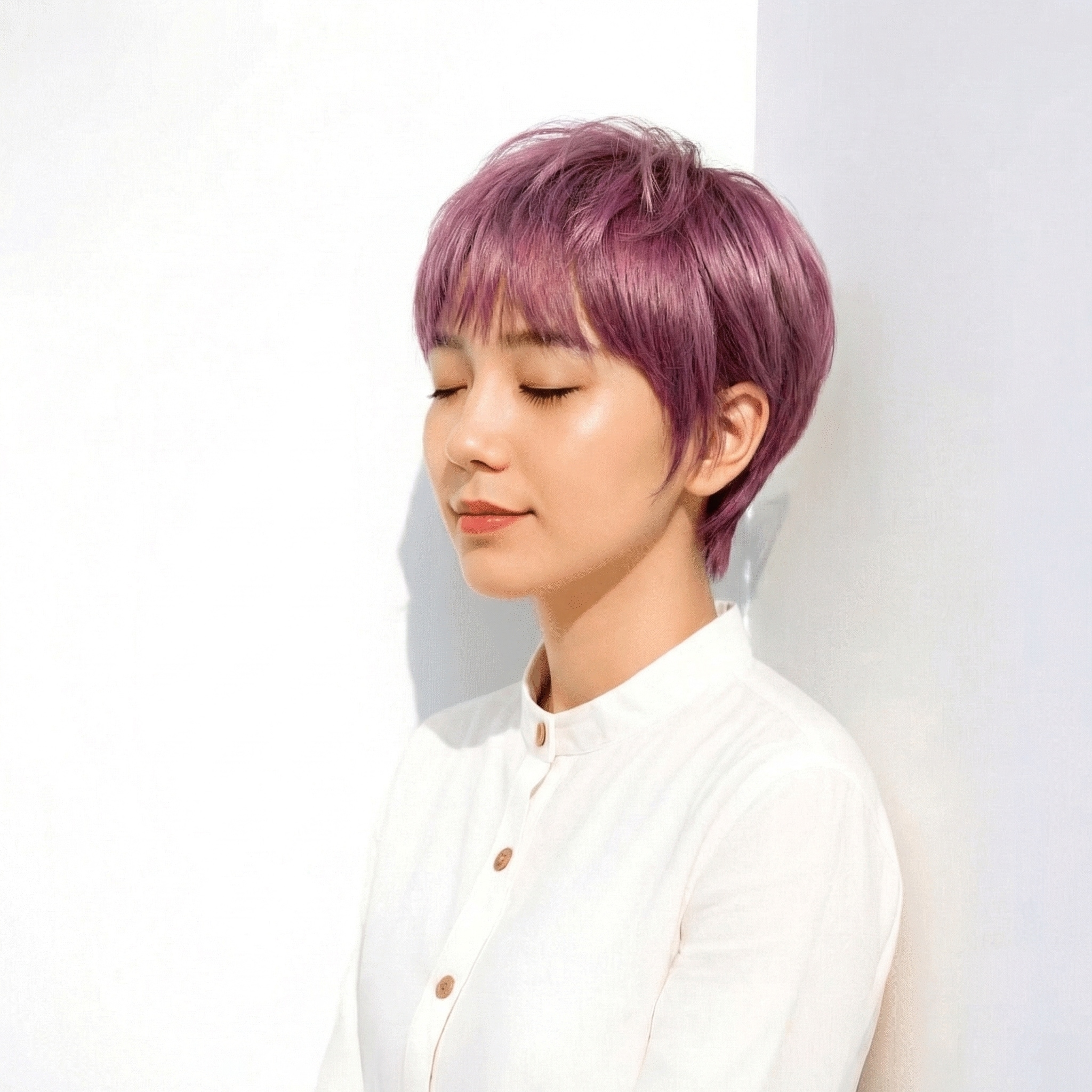 11._ハンサムショート_ピンクベージュ