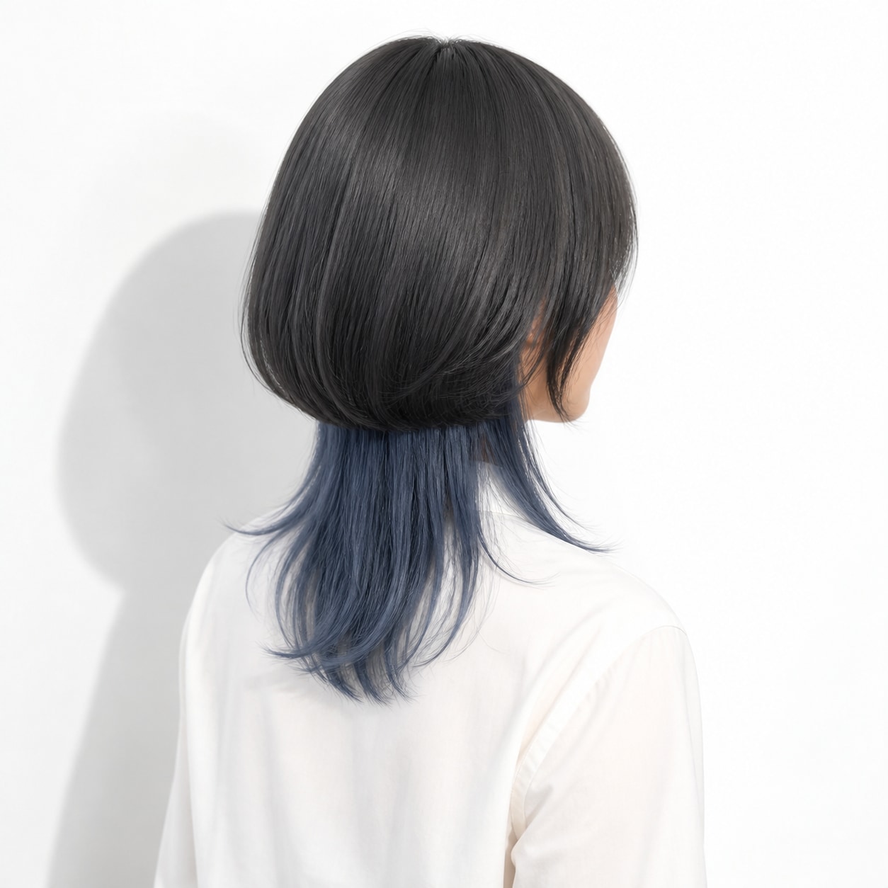 12. クラゲヘア × ダスティブルー：後ろ姿に青を効かせる