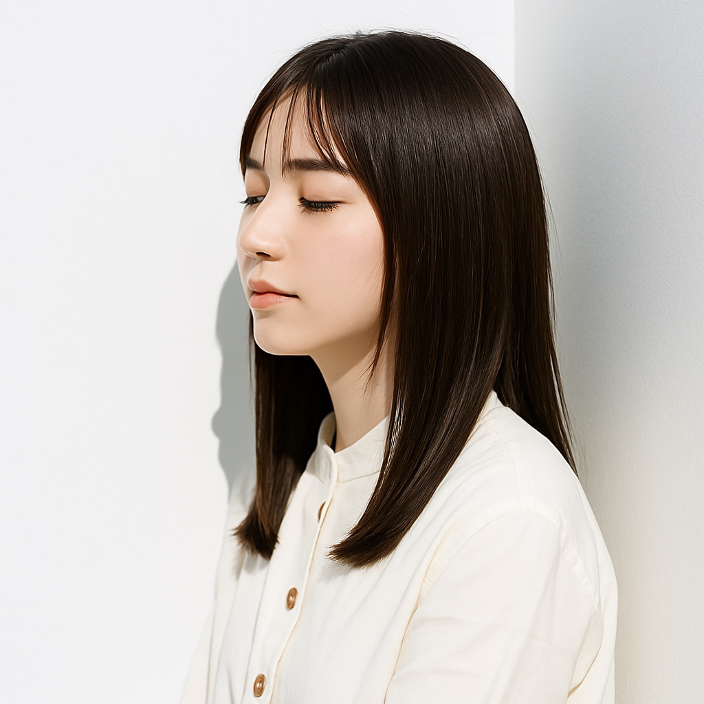 13. オリーブベージュ×暗め：肌を均一に見せるくすみが素敵です