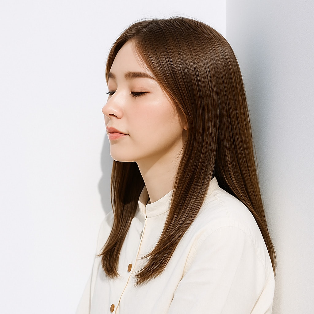 14. オリーブベージュ×上品：まろやかなツヤで魅力を引き出す