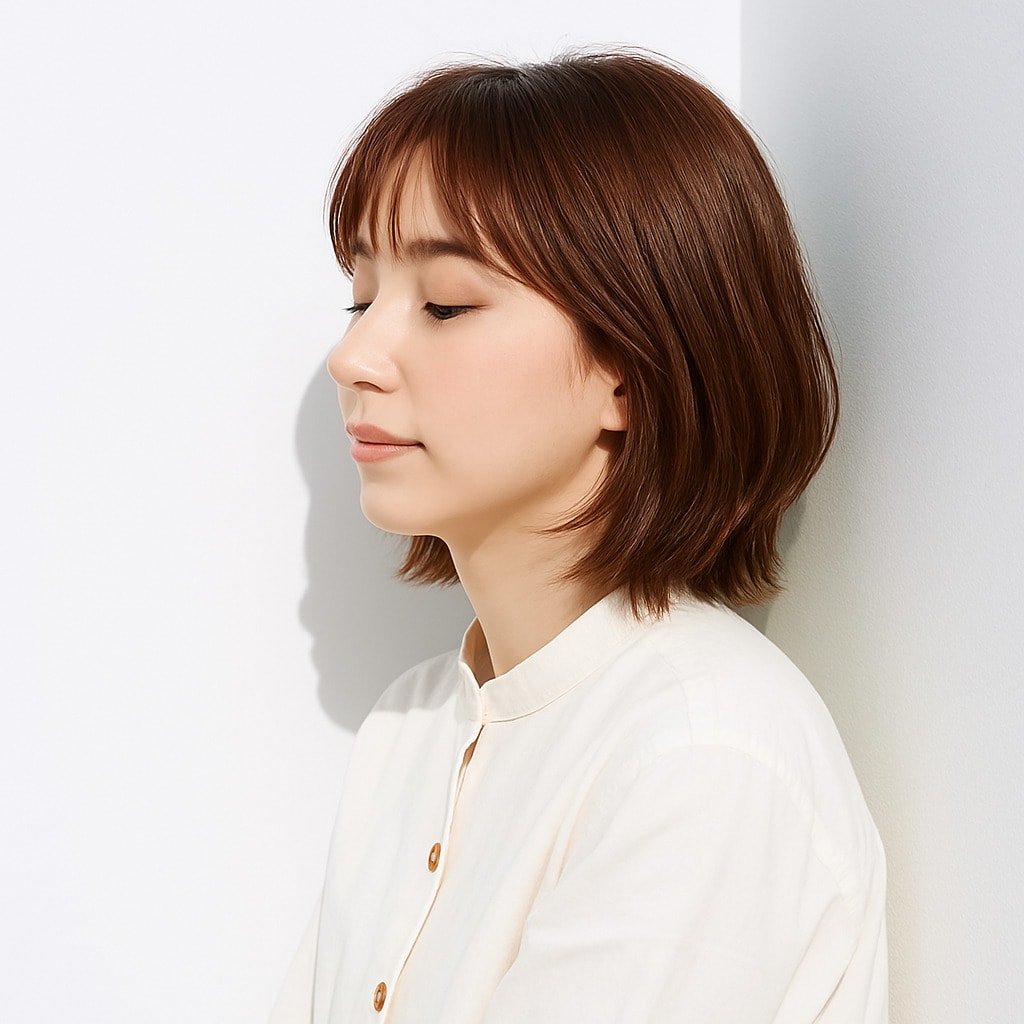 14. オレンジベージュ×暗め：落ち着きと華やかさを両立する色合い