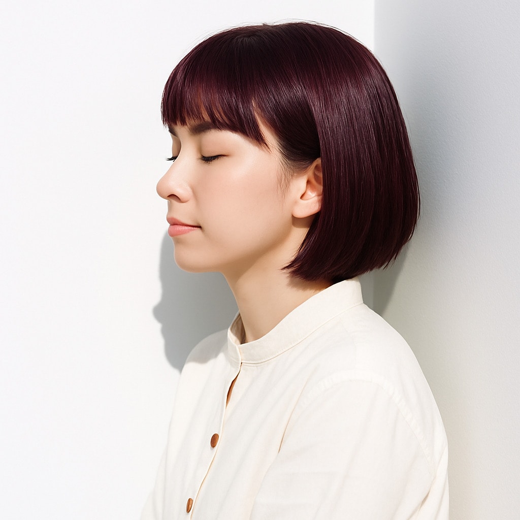 14. カシスピンク×暗め：深みとツヤで大人の魅力を引き出す