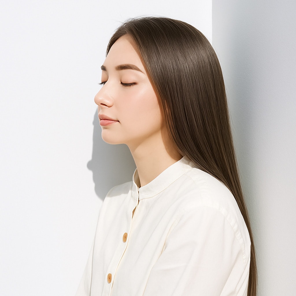 15. シルバーベージュ×ツヤ感：柔らかな発色がナチュラルにフィット