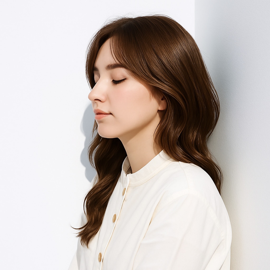 15. モカベージュ×フェミニン：柔らかさが引き立つ色合い