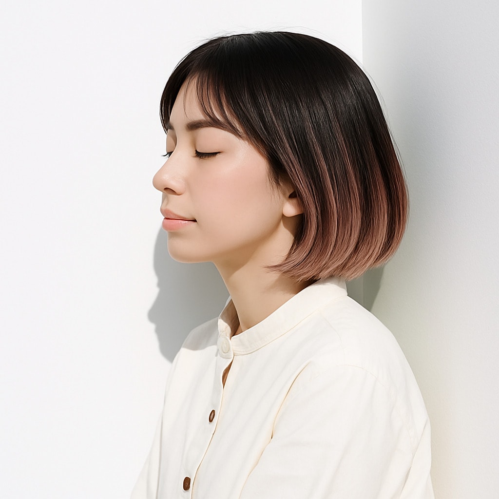 16. ピンクオレンジ×フェミニン：穏やかな華やかさで魅力アップ