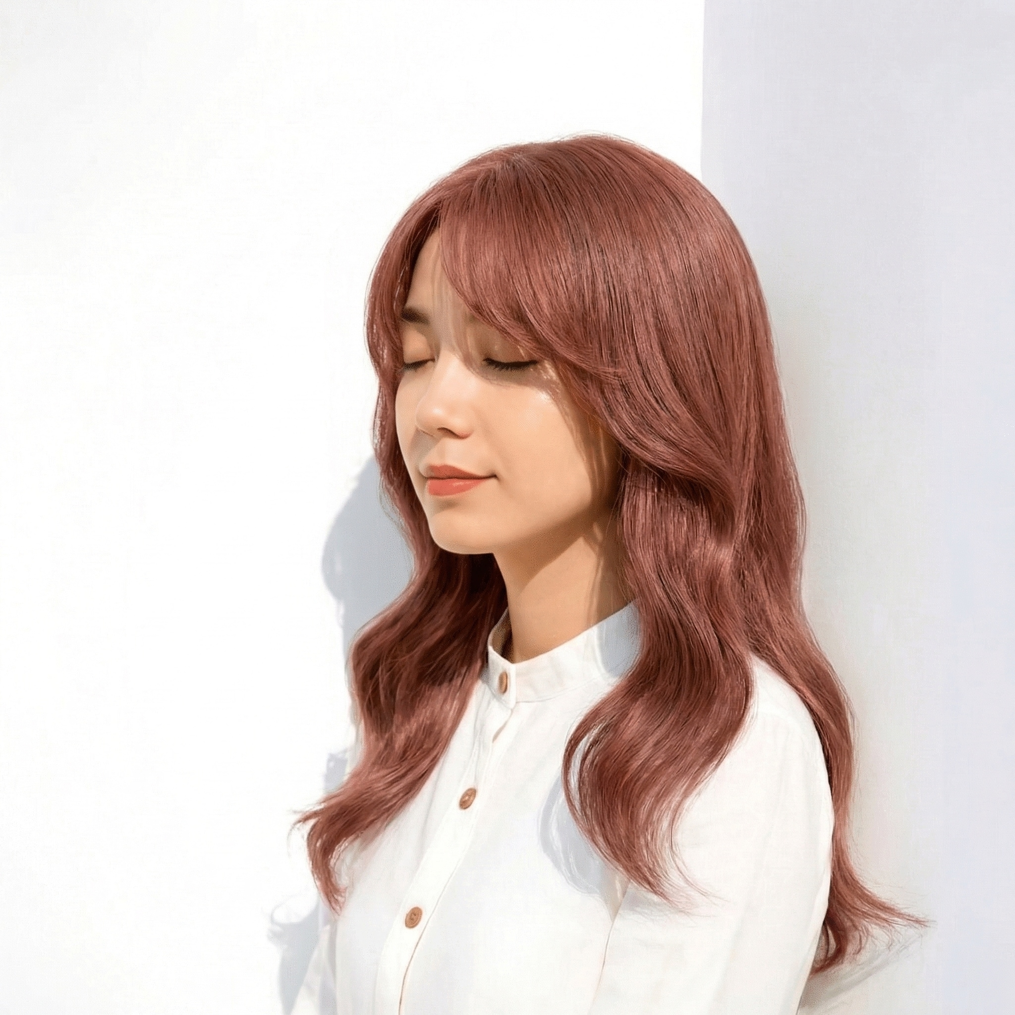 サーモンピンクってどんな髪色？おしゃれなヘアスタイル一覧を大公開