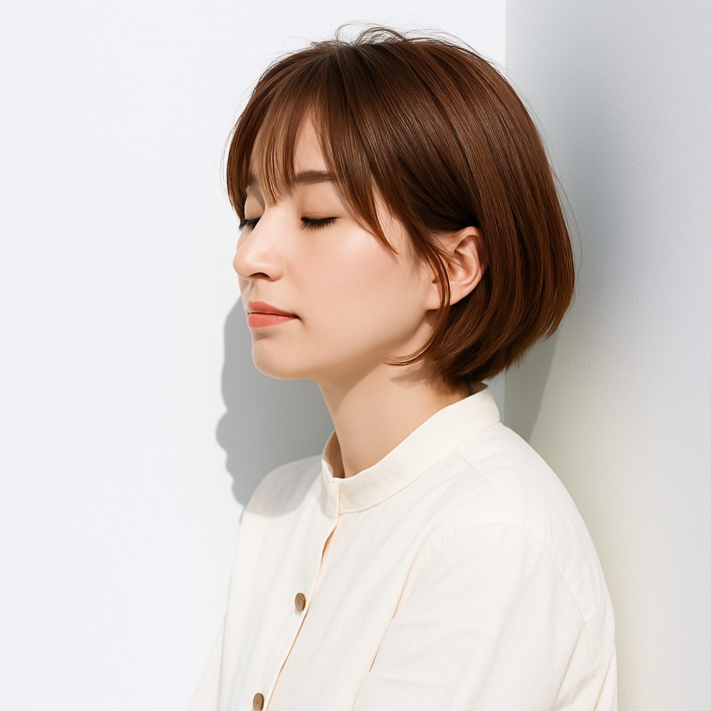 19. オレンジベージュ×大人っぽい：おしゃれ感をそっとプラスして