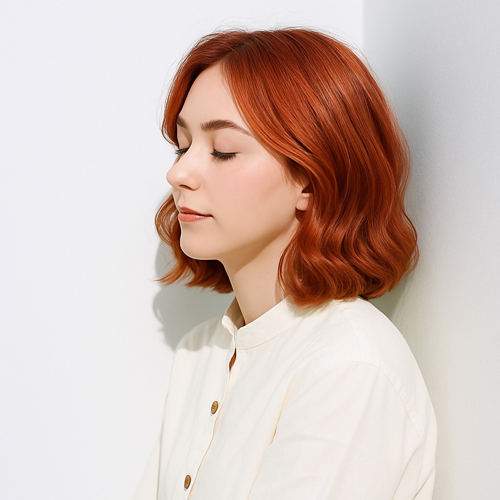 19. ピンクオレンジ×ナチュラル：温もりのあるほどよい色み