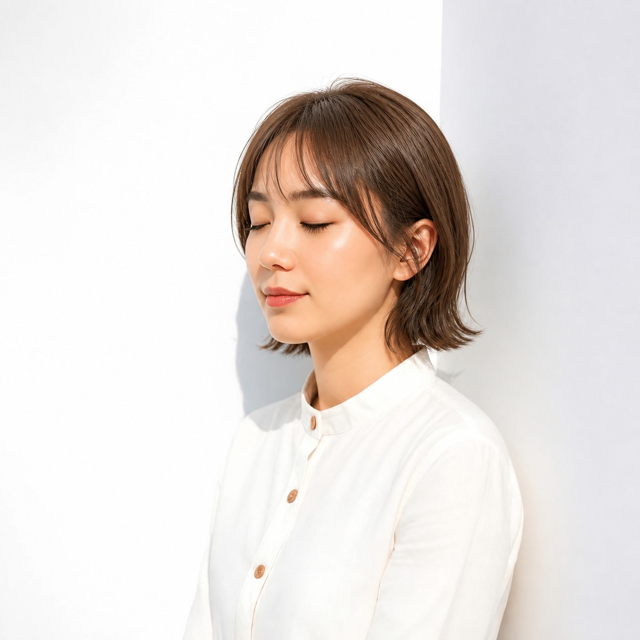 2. くびれボブ × コンパクトな外ハネ：すっきりまとまる