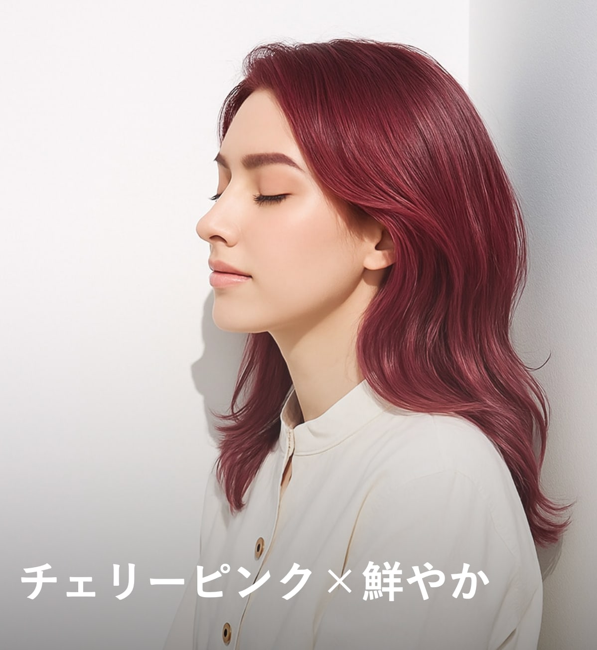 2. チェリーピンク×鮮やか