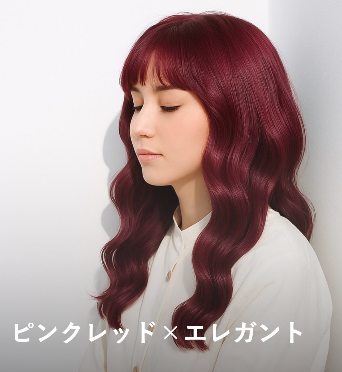 2. ピンクレッド×エレガント
