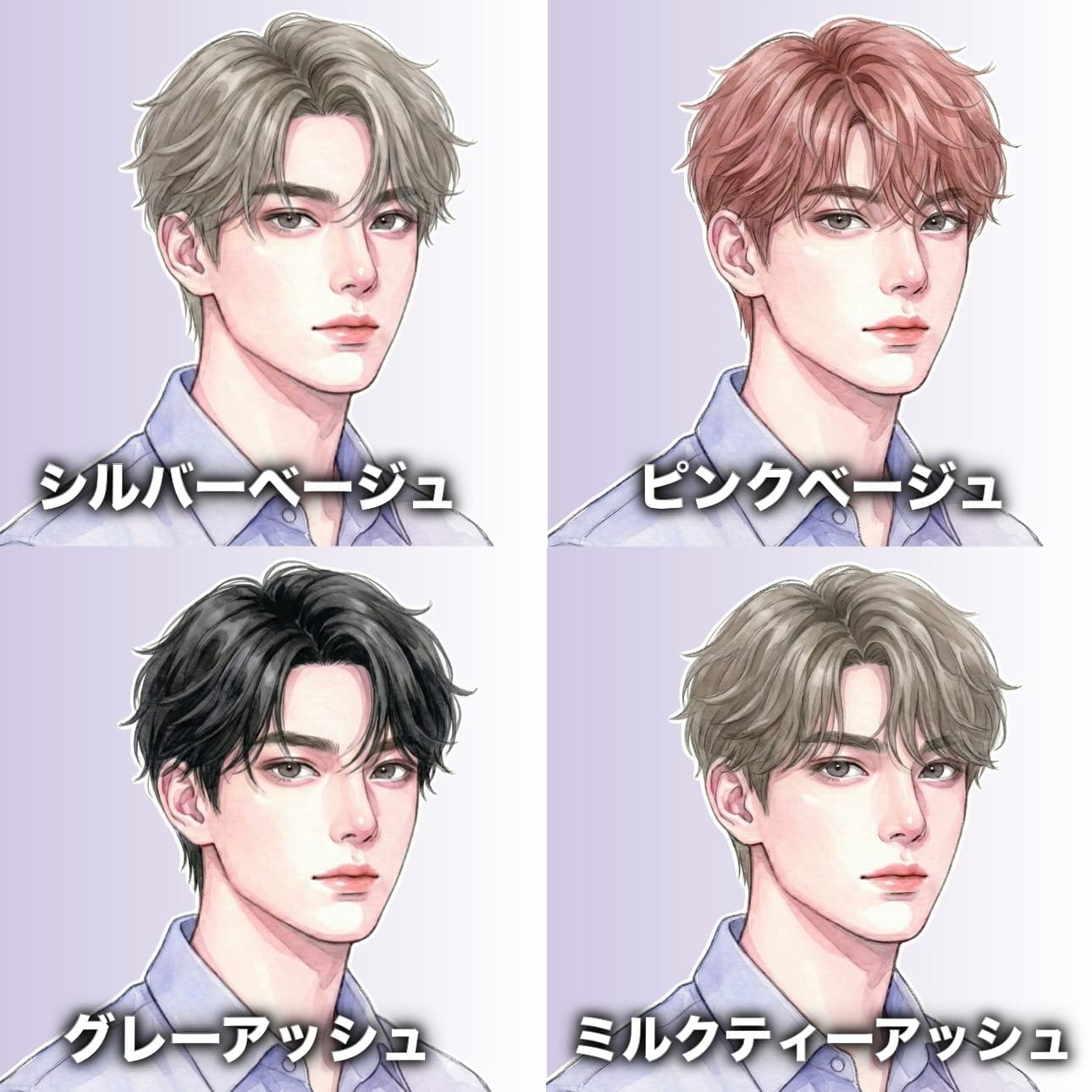  2. ブルベ夏に似合う髪色一覧