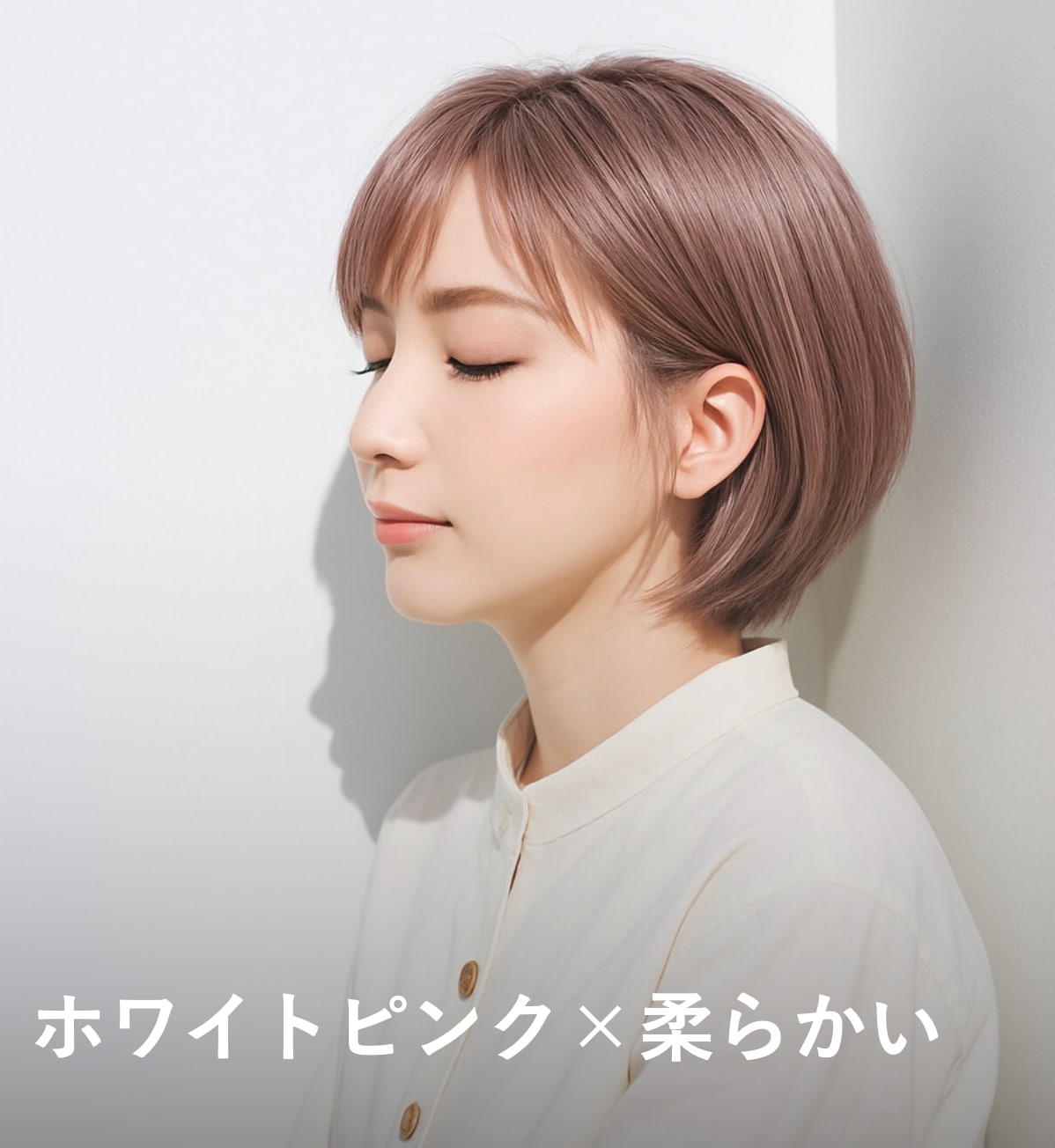 2. ホワイトピンク×柔らかさ