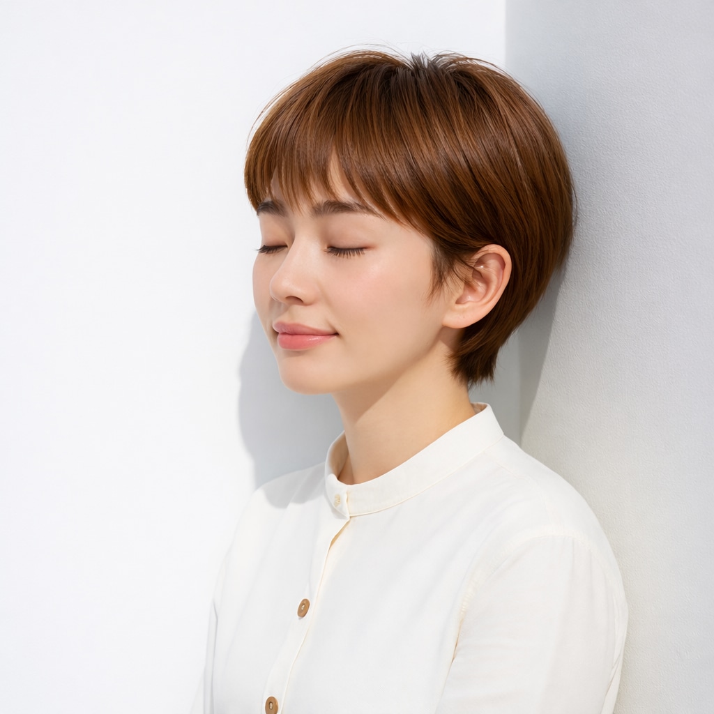 2. 前髪ありショート×軽やかベリーショート：元気な表情を引き立てる洗練スタイル