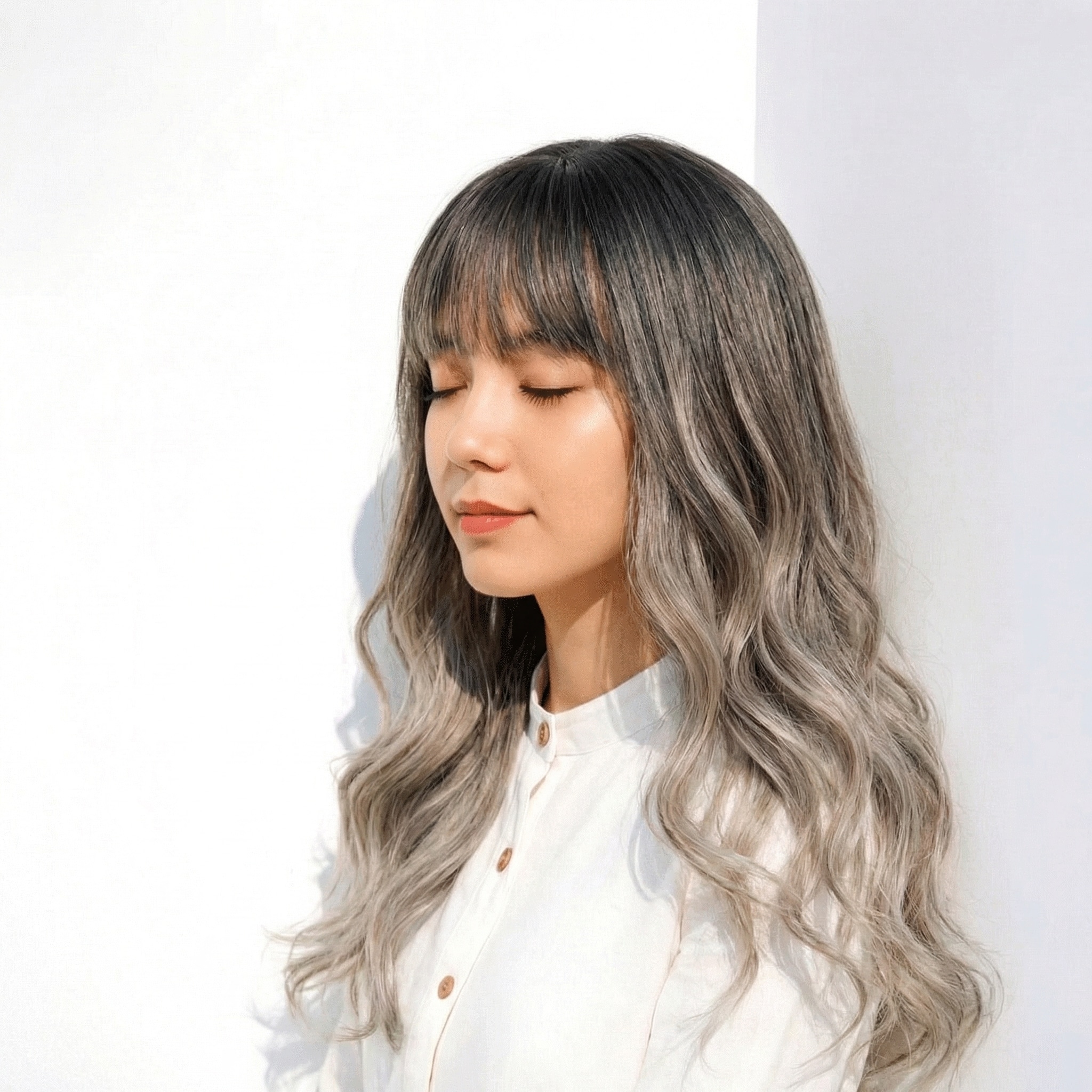 2._アッシュベージュ_グラデーション