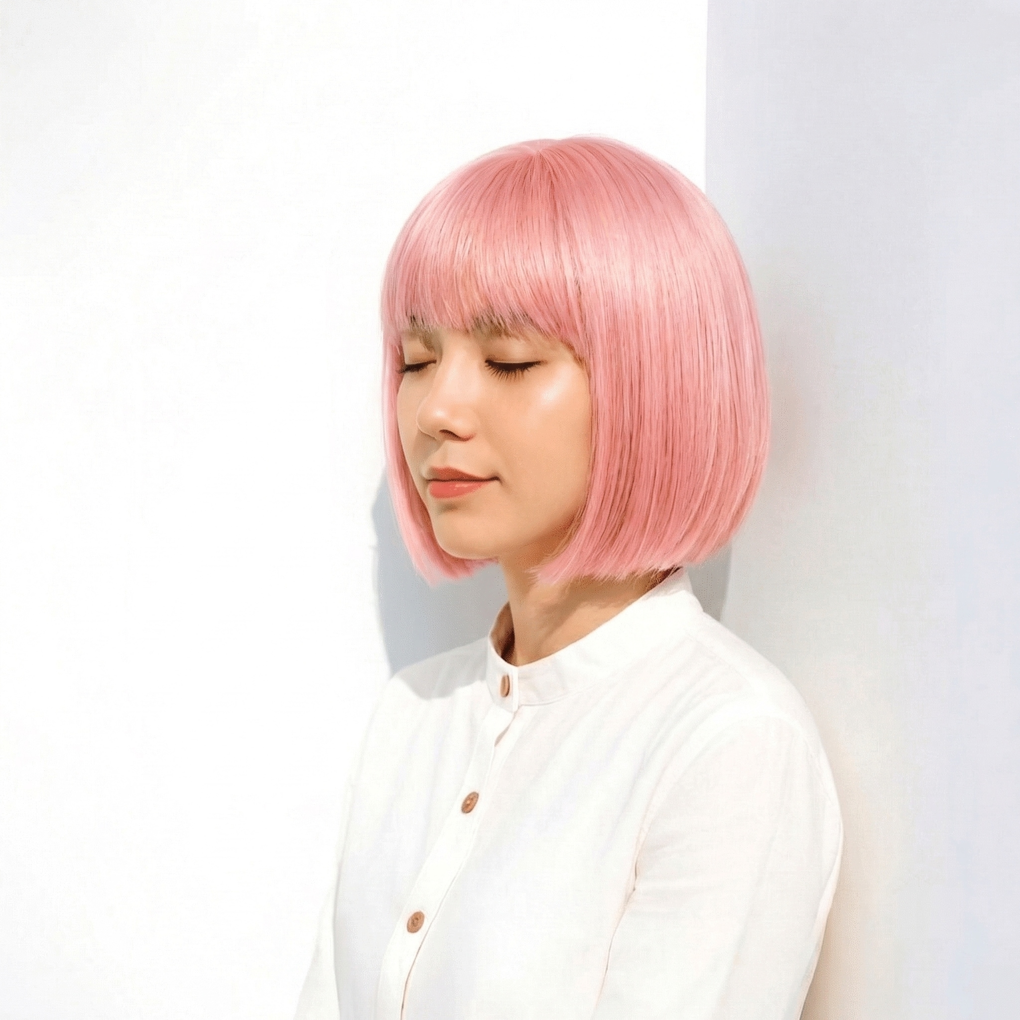 サーモンピンクってどんな髪色？おしゃれなヘアスタイル一覧を大公開