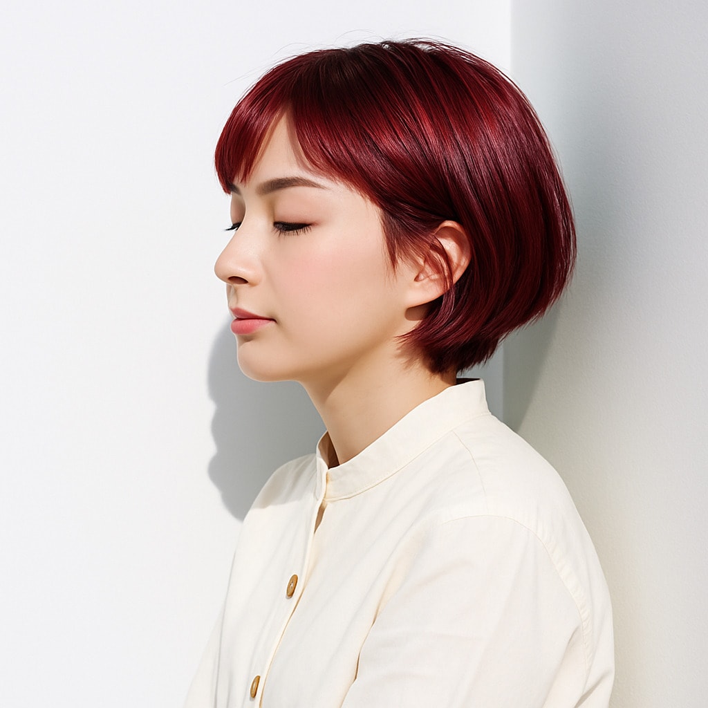 20. カシスピンク×ブリーチあり：深みと華やかさが絶妙に調和