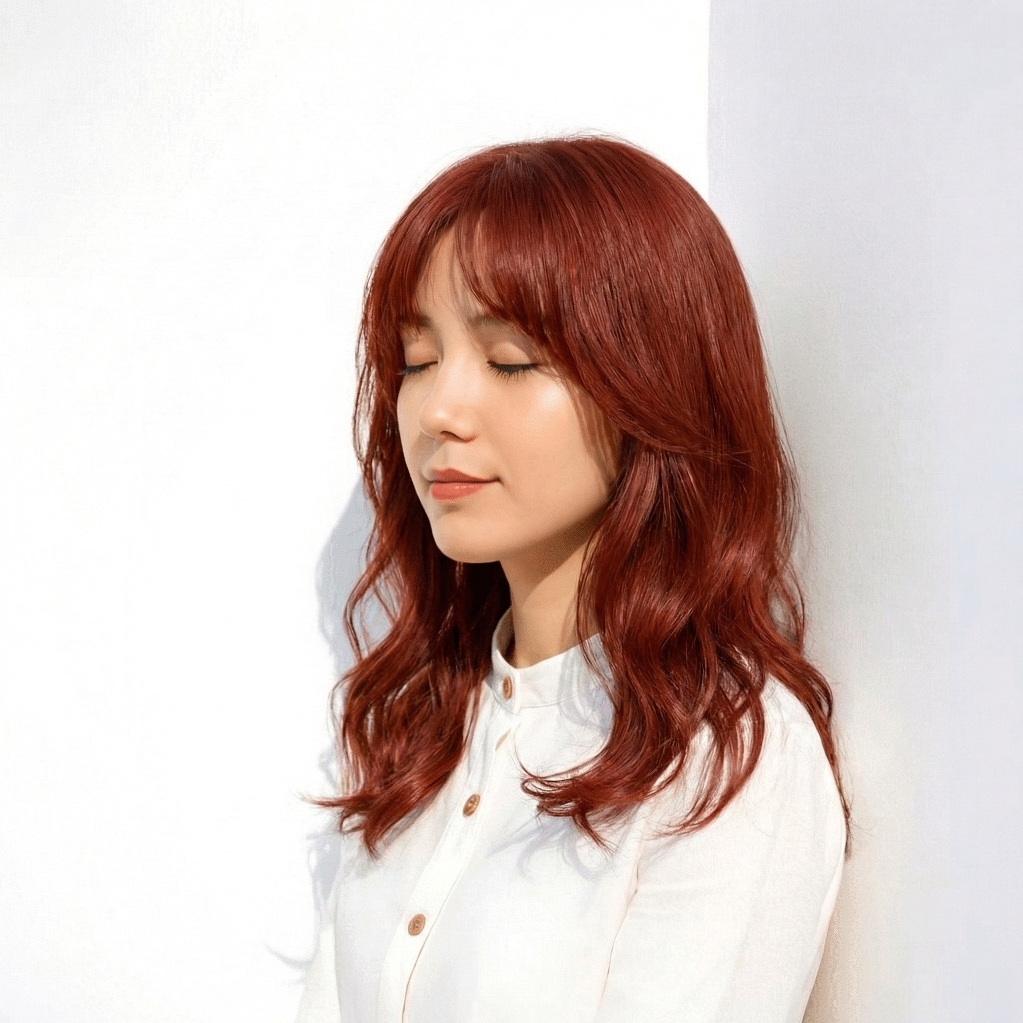 サーモンピンクってどんな髪色？おしゃれなヘアスタイル一覧を大公開