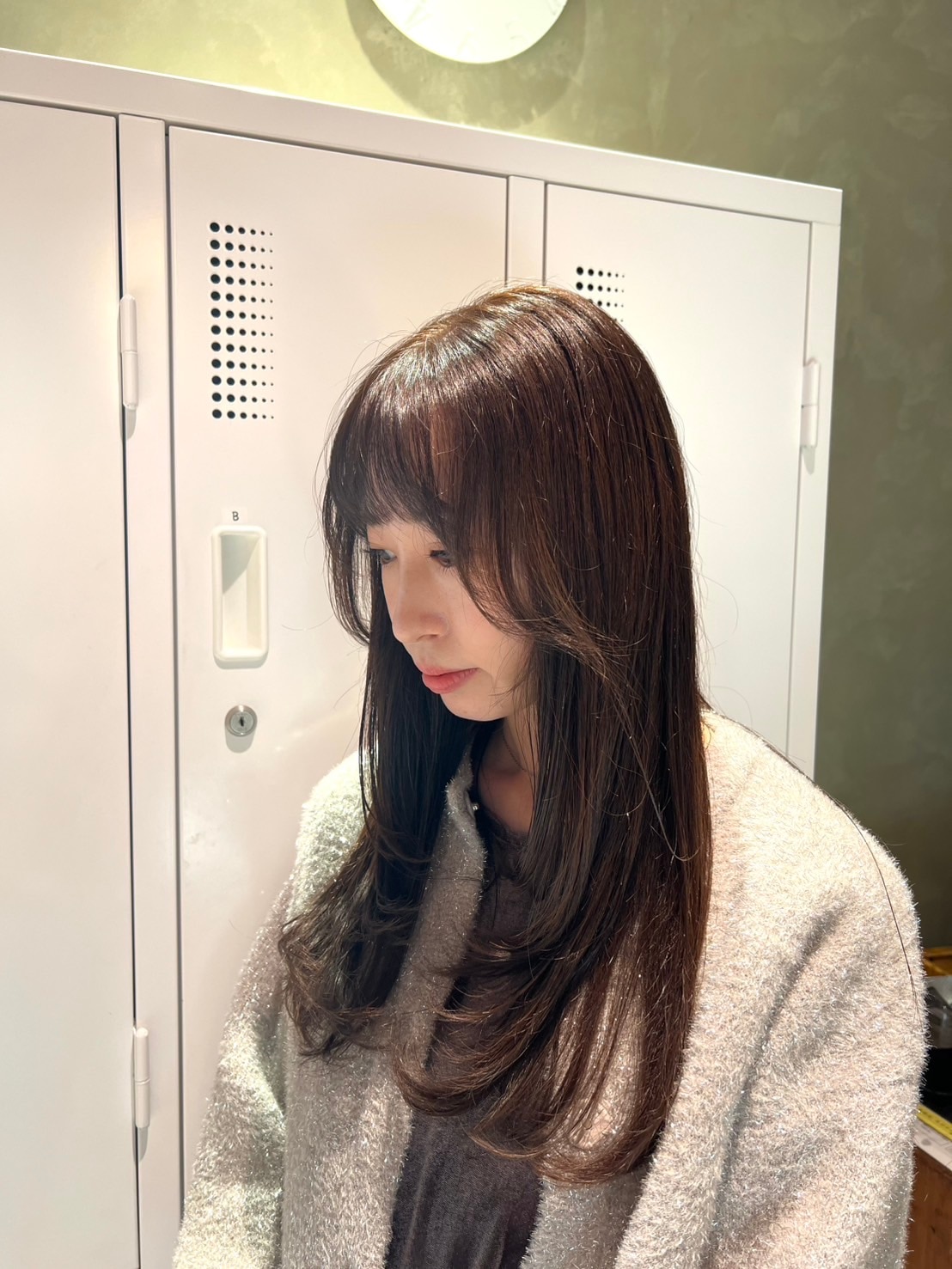 オリーブアッシュ　ロング