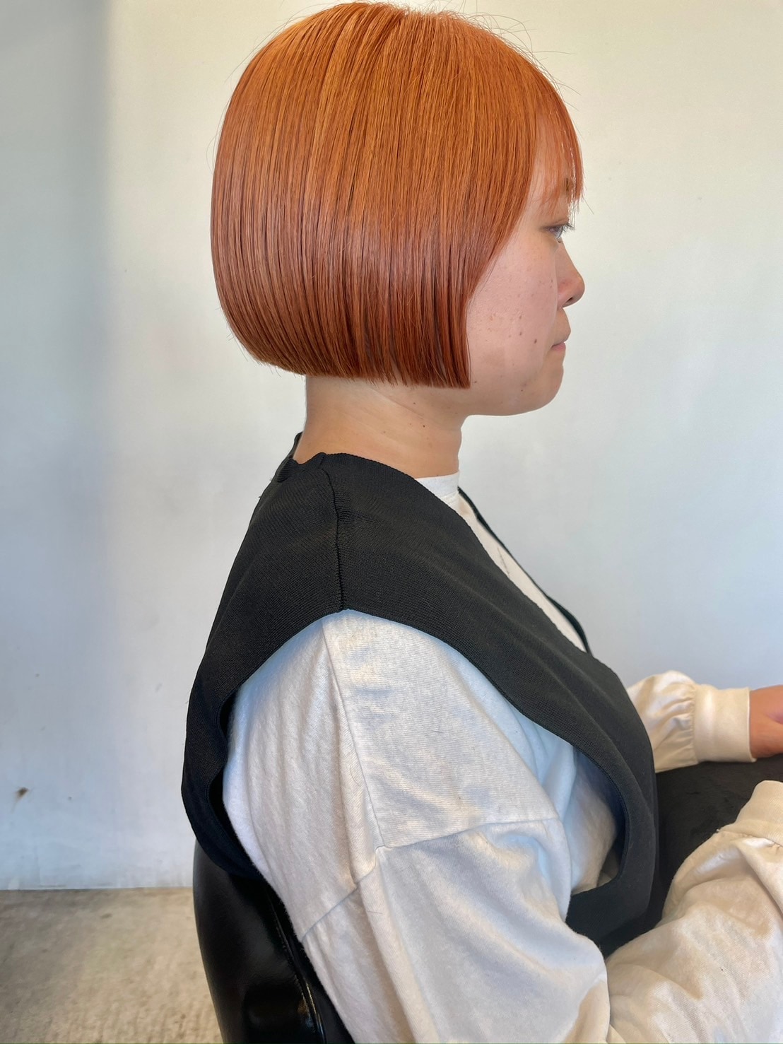 オレンジ　ボブ