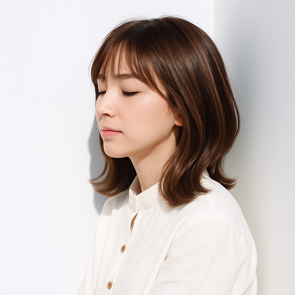 21. ブラウンベージュ×ナチュラル：軽やかで上品な印象に