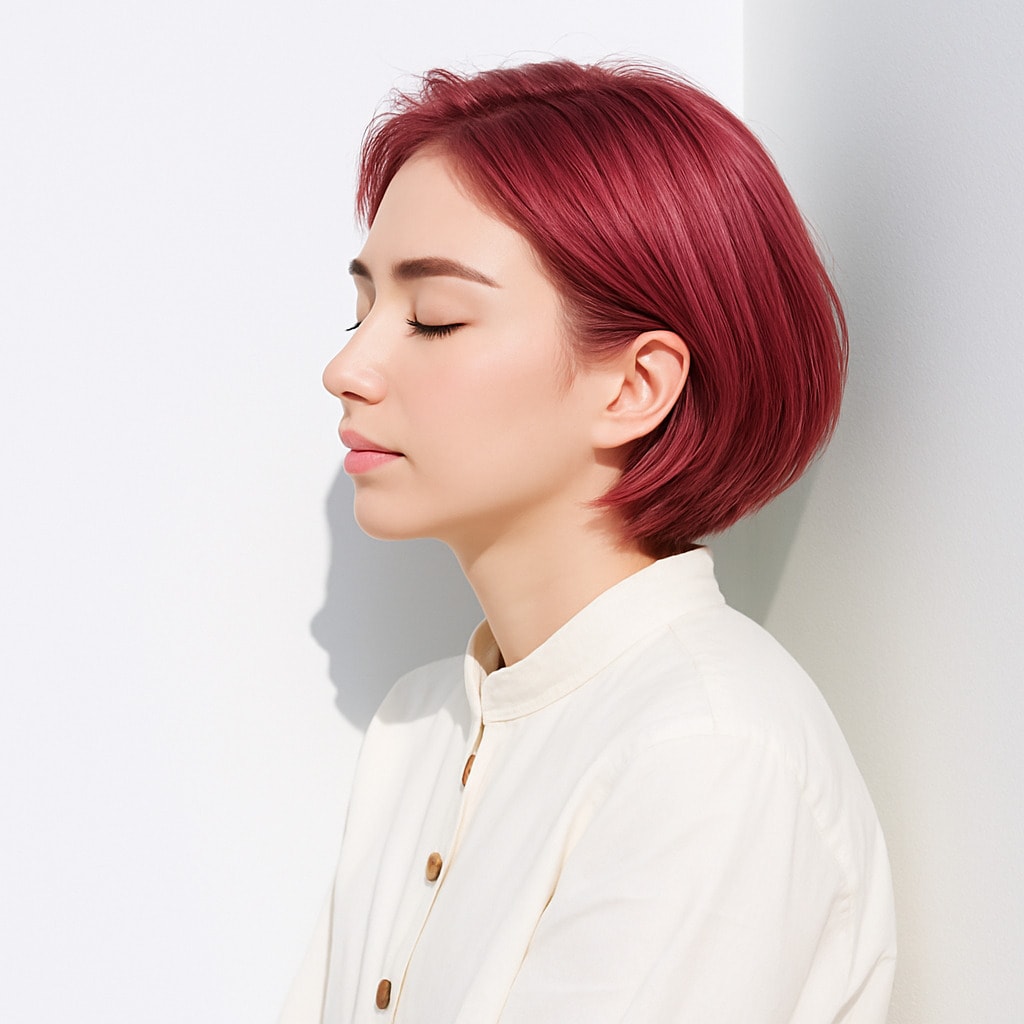 21. ローズピンク×明るめ：肌を明るく見せる透明感