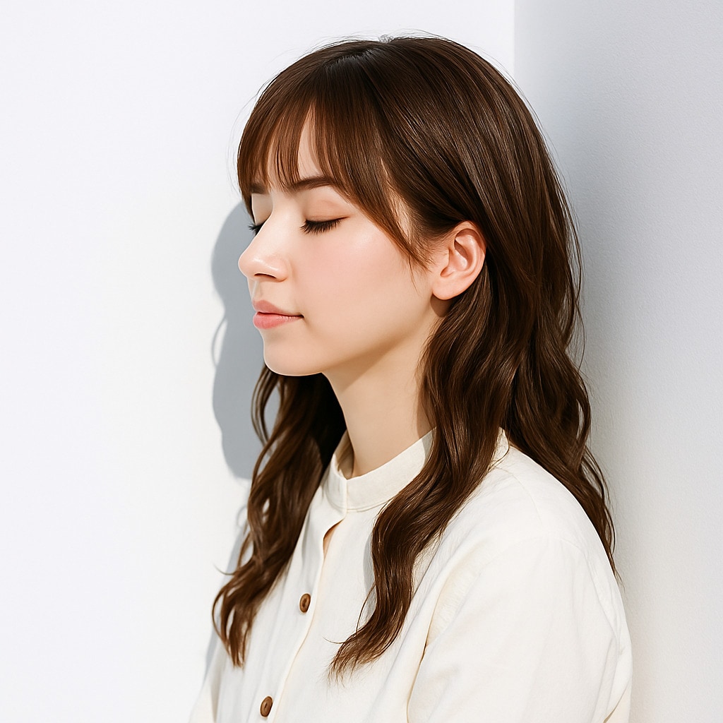 22. ブラウンベージュ×パーマ：落ち着きと女性らしさが魅力