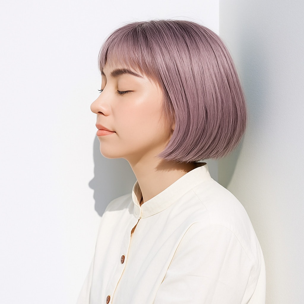 23. ピンクパープル×明るめ：軽やかで上品な色みが広がります